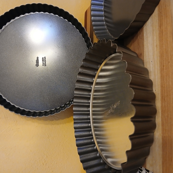 Wilton Non-Stick Fluted Tart Pan Set - Gray - Picture 1 of 12